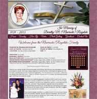 Memorial website design